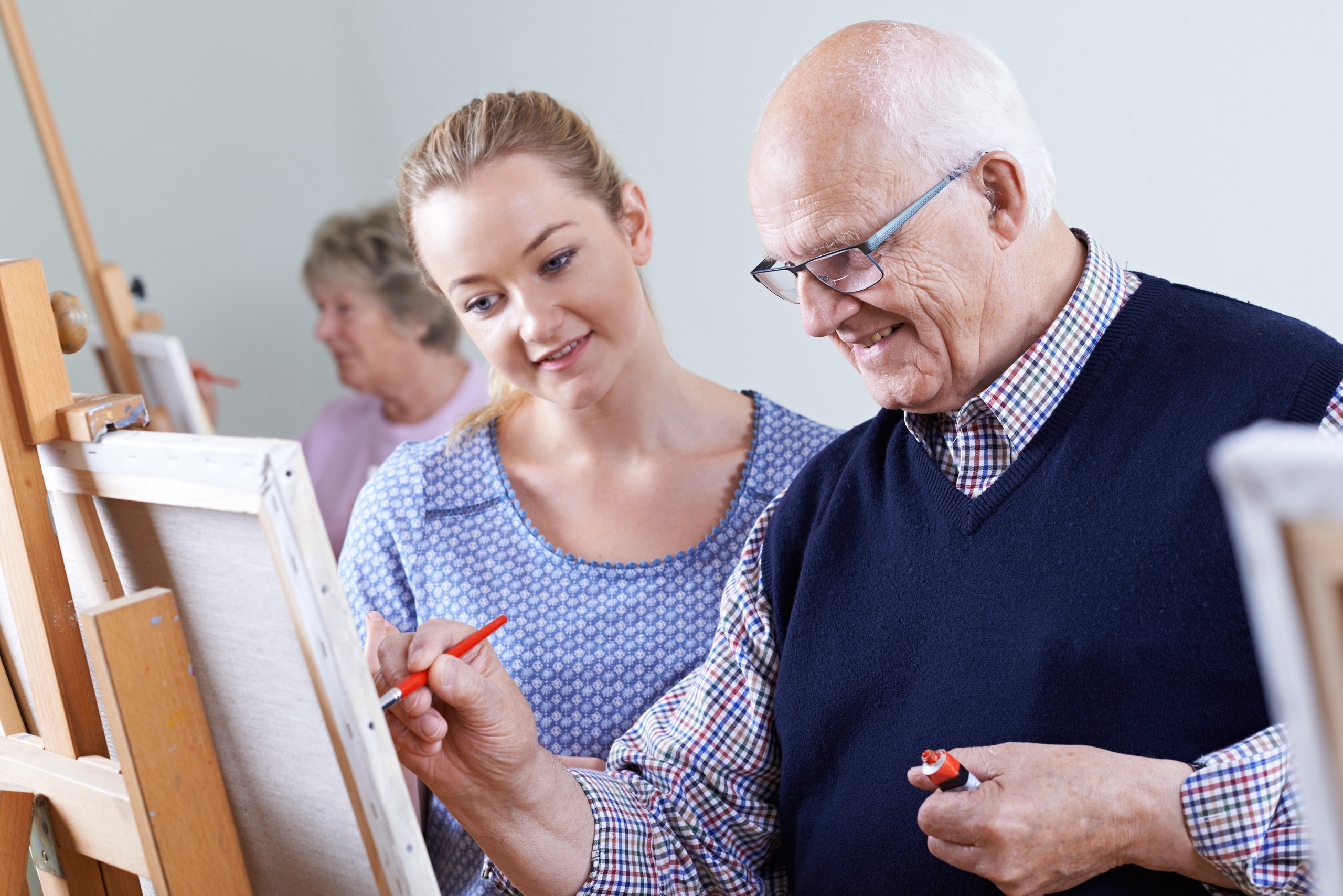 Painting Class With The Maestro